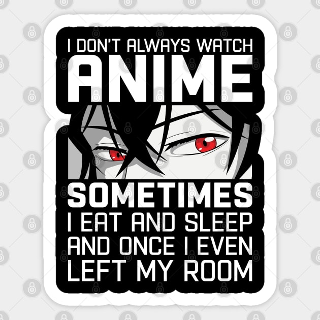 Anime Art For Men Women Teen Girls Sticker by FamiStore